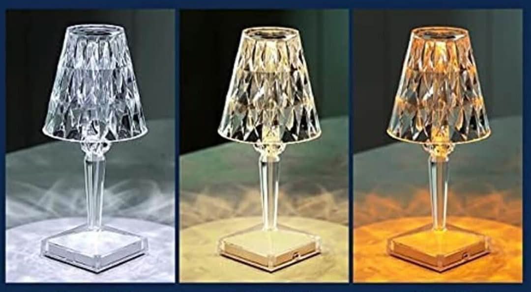 Lámpara de mesa de cristal-Table lamp-VyFlair