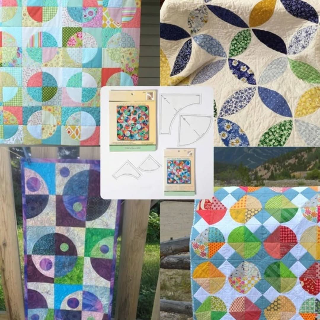 Conjunto de plantilla de edredón de arco rápido-Quilt Template Set-VyFlair