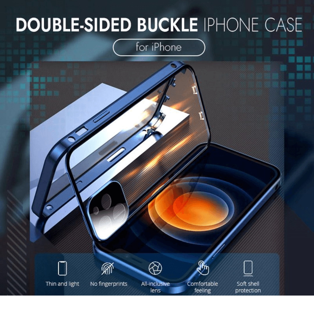 Hebilla de doble cara - Case de iPhone-Phone Cases-VyFlair