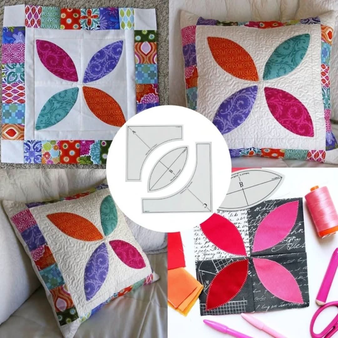 Conjunto de plantilla de edredón de arco rápido-Quilt Template Set-VyFlair