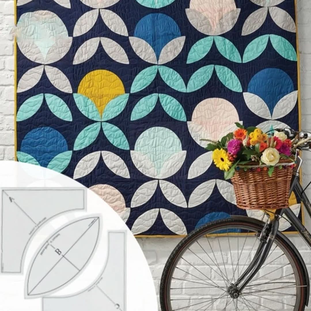 Conjunto de plantilla de edredón de arco rápido-Quilt Template Set-VyFlair