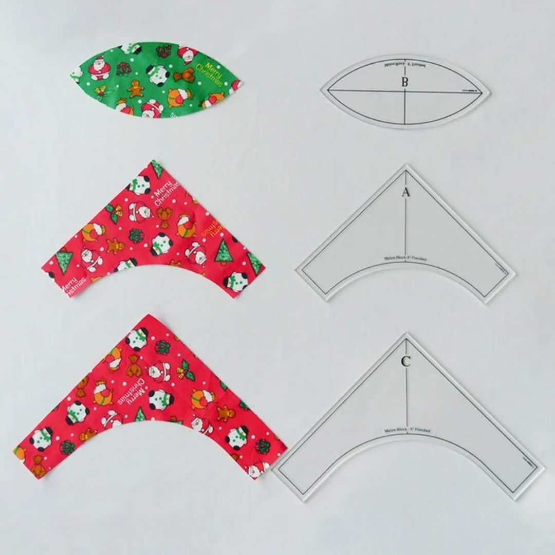 Conjunto de plantilla de edredón de arco rápido-Quilt Template Set-VyFlair