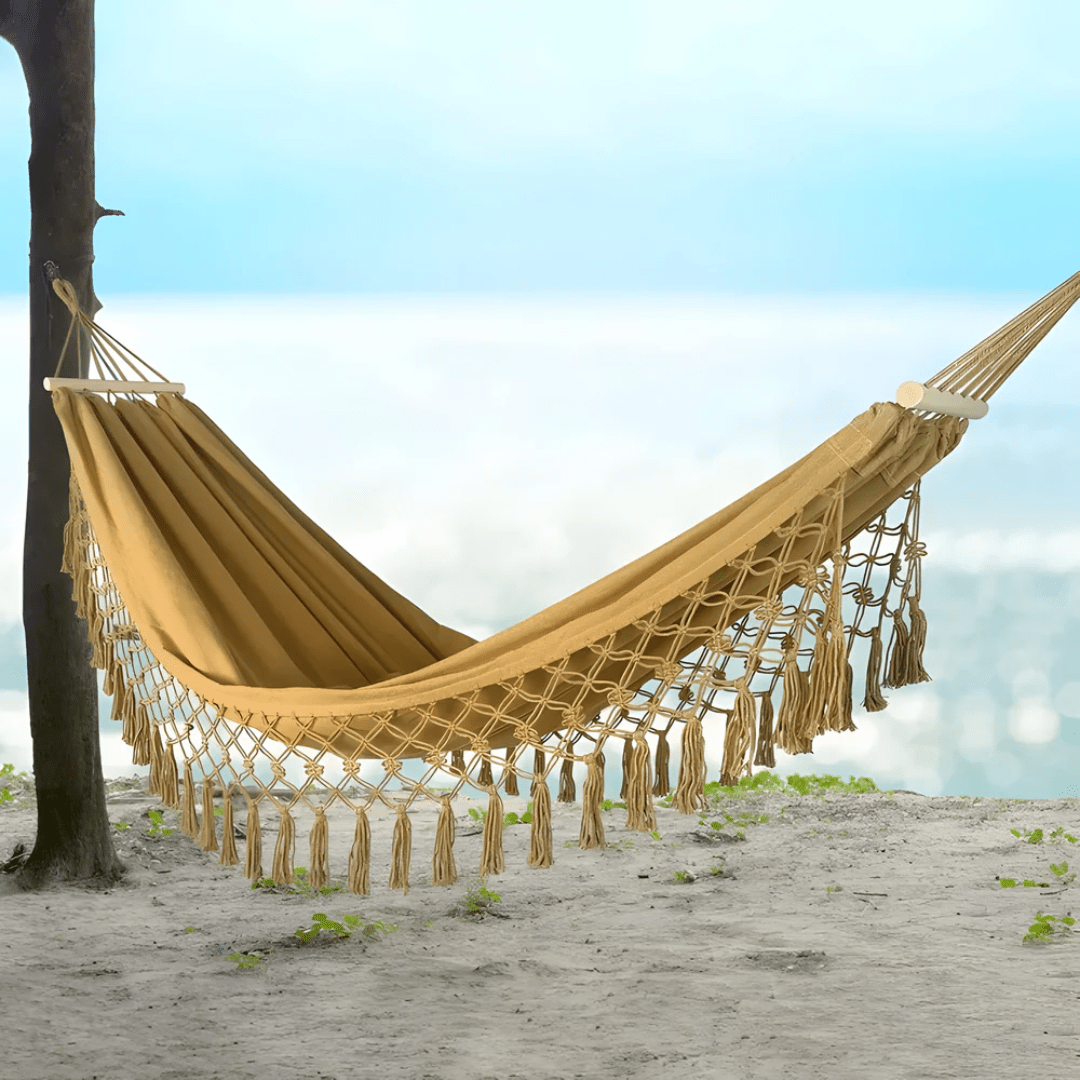 Hamaca Boho Velri de Algodón para Interior y Exterior - VyFlair
