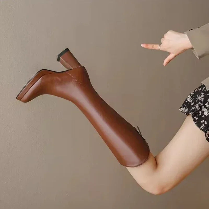 CARLA | Botas de Cuero Lujosas - comodidad - estilo - durabilidad-Zapatos - Mujer-VyFlair