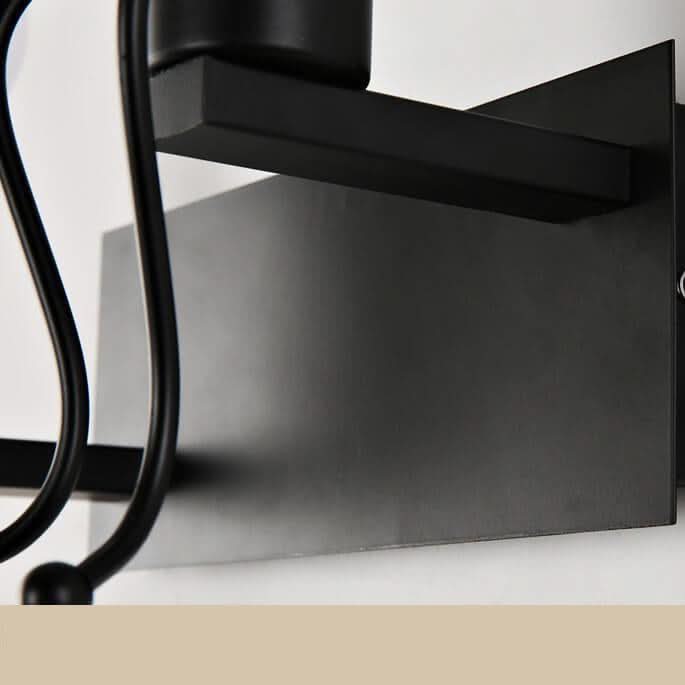Artivillain - Forjada lámpara de pared de hierro con 1 luz-Wall lamps & Ceiling lamps-VyFlair