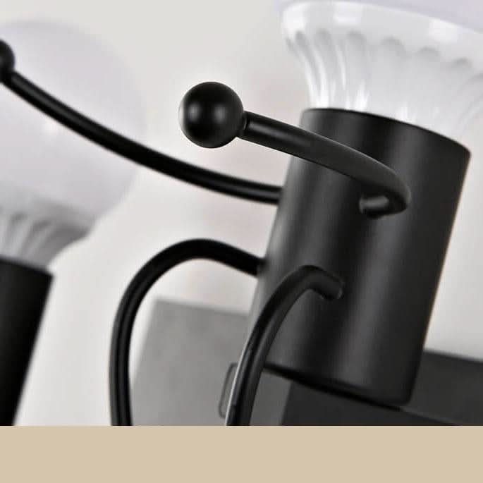Artivillain - Forjada lámpara de pared de hierro con 1 luz-Wall lamps & Ceiling lamps-VyFlair