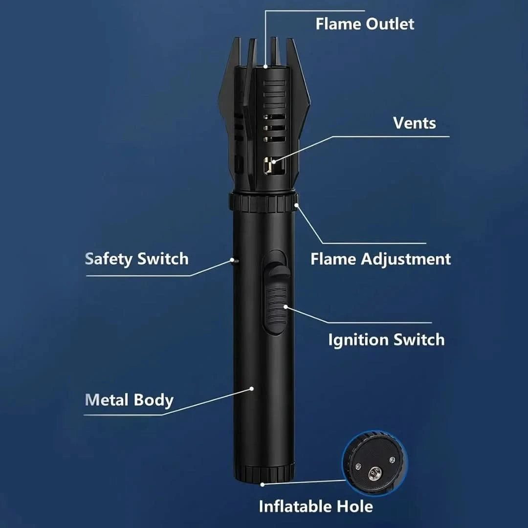 Torca de turbina: más ligero y a prueba de viento-Lighter-VyFlair