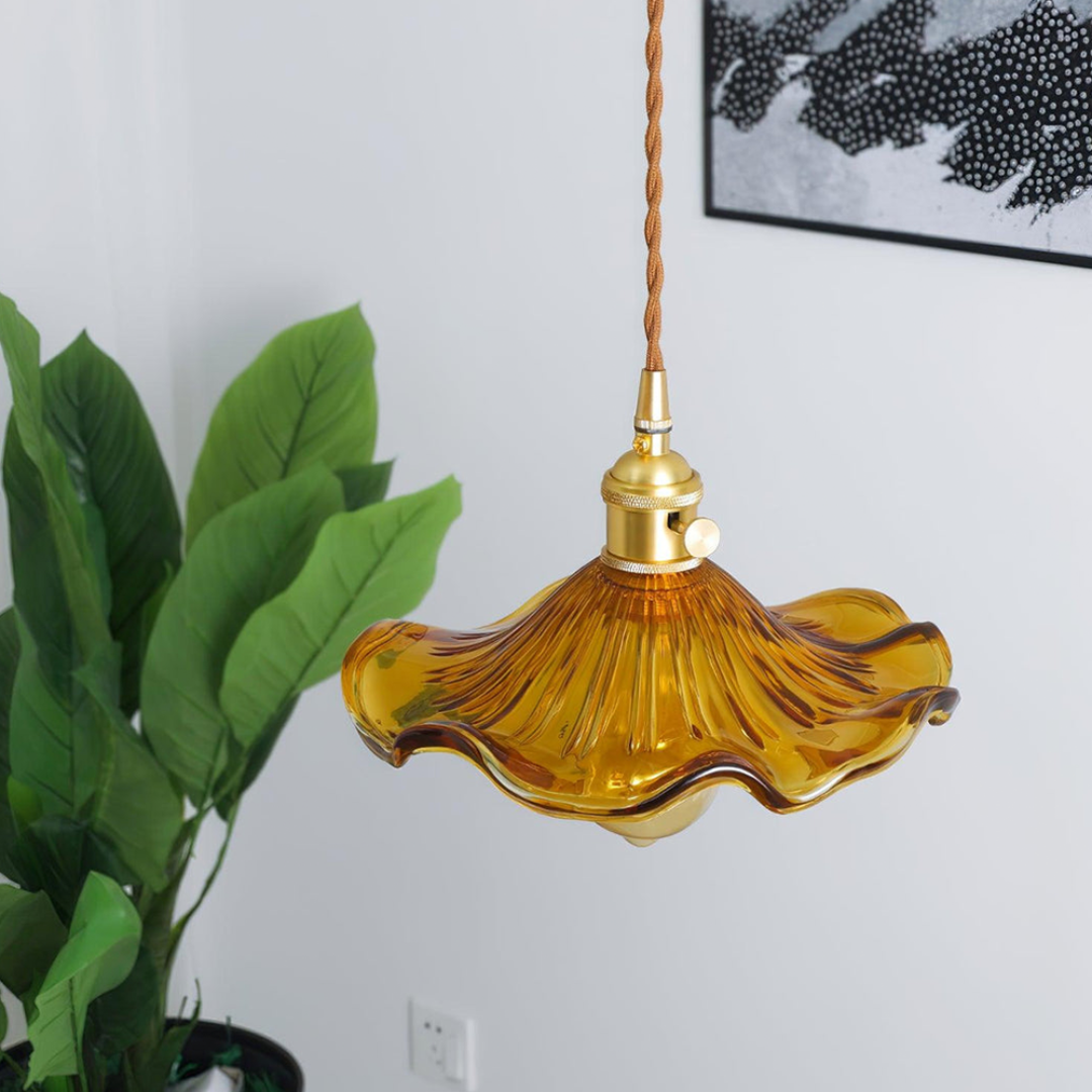 Lumihibiscus - Lámpara de flores de hibisco elegante-Ceiling lamps-VyFlair