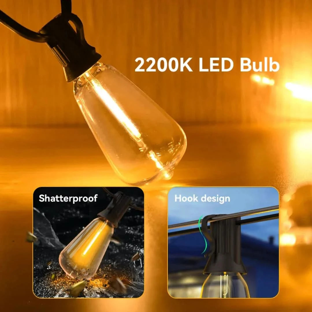 Lumirain - guirnalda de luz LED impermeable-Outdoor lighting-VyFlair