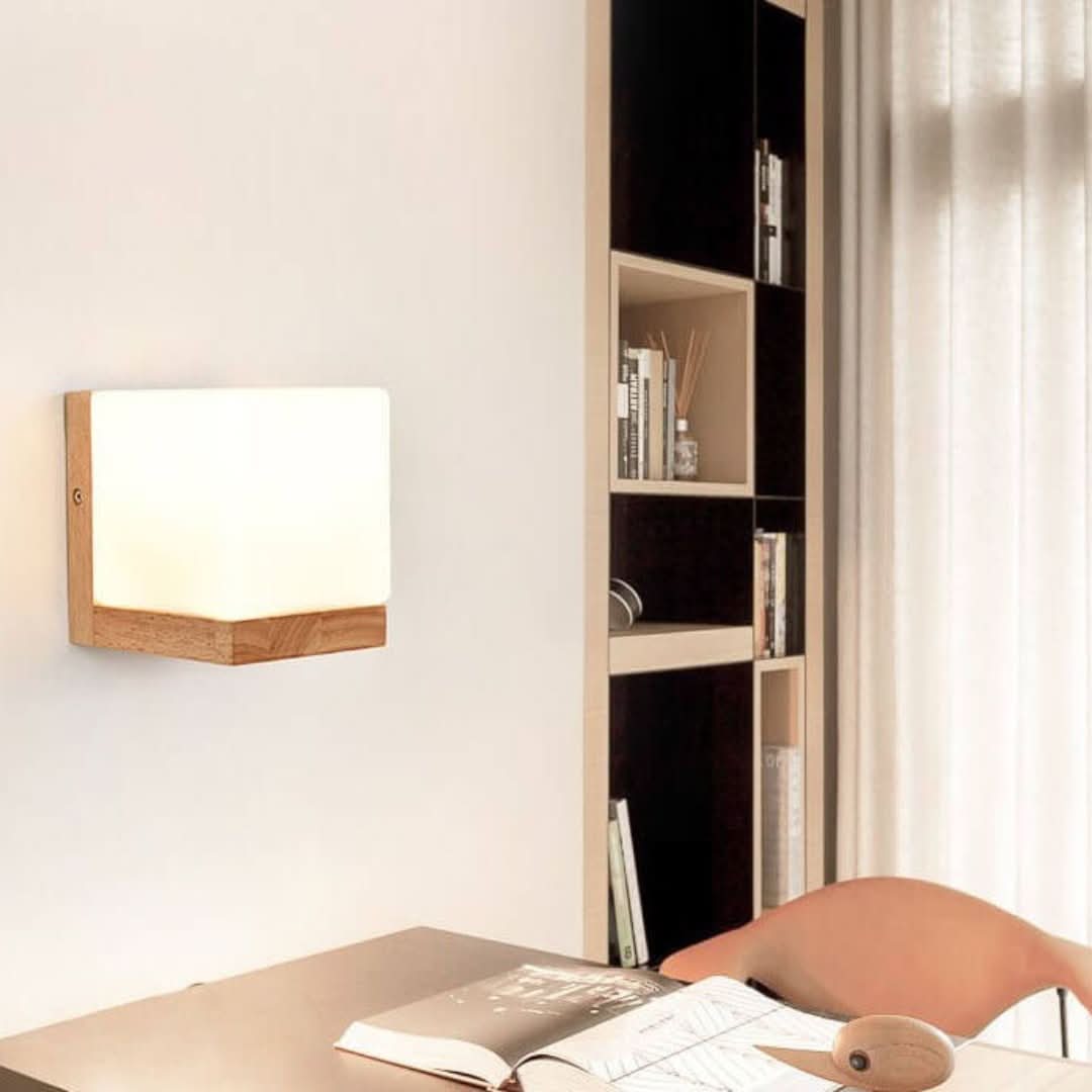 ECOSHINE - Lámpara de pared moderna hecha de madera-Wall light-VyFlair