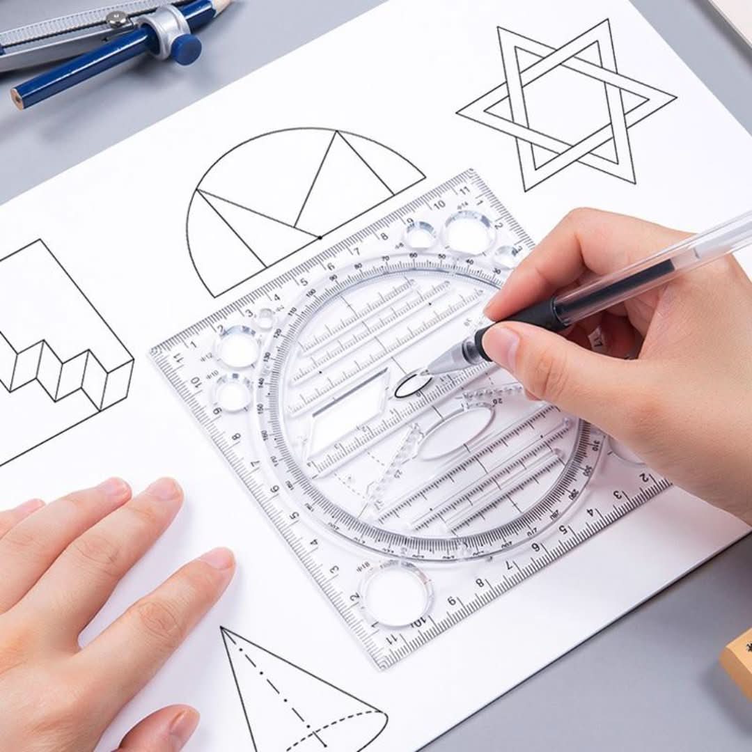 Regla de dibujo multifuncional-Drawing Ruler-VyFlair