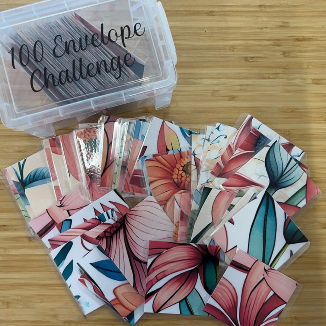 Box de desafío establecido con 100 sobres-Envelopes-VyFlair