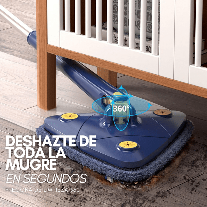 Fregona Triangular 360º con 10 Recambios Lavables - VyFlair