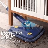 Fregona Triangular Autoescurrible 360º con 6 Recambios - VyFlair