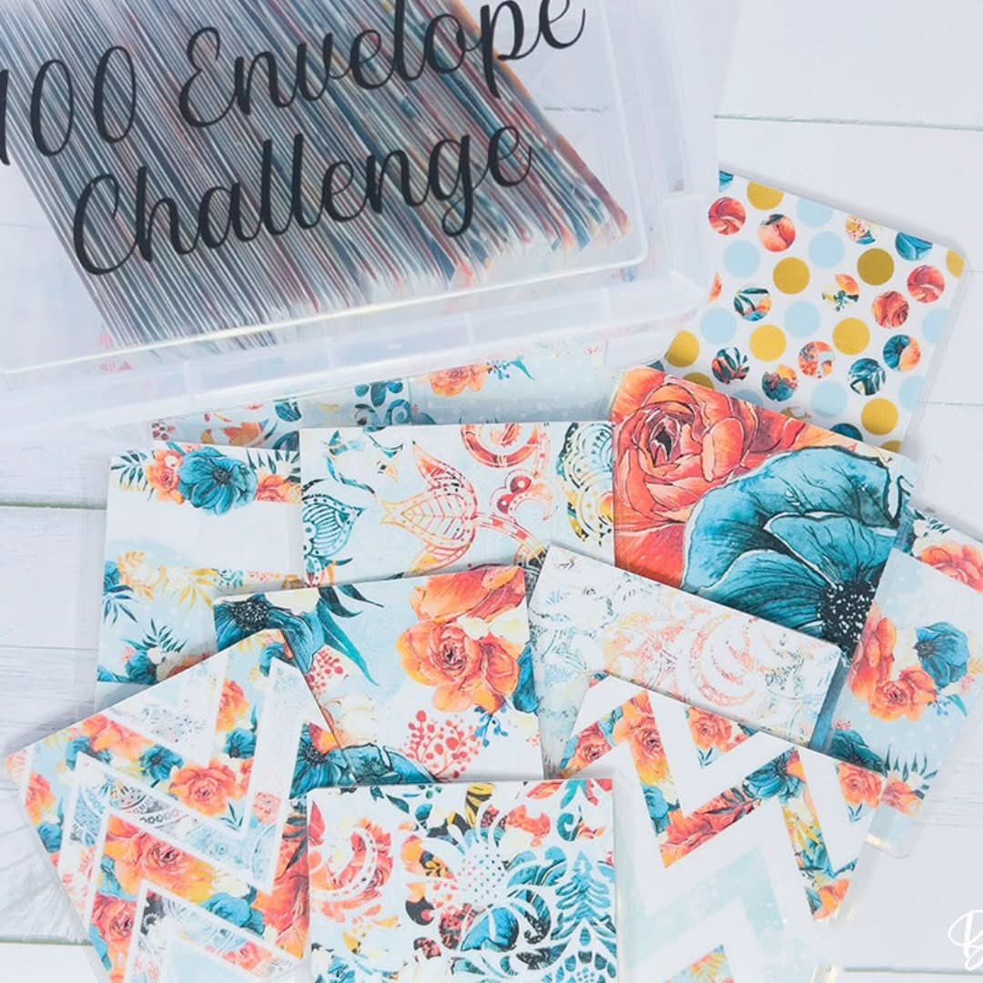 Box de desafío establecido con 100 sobres-Envelopes-VyFlair