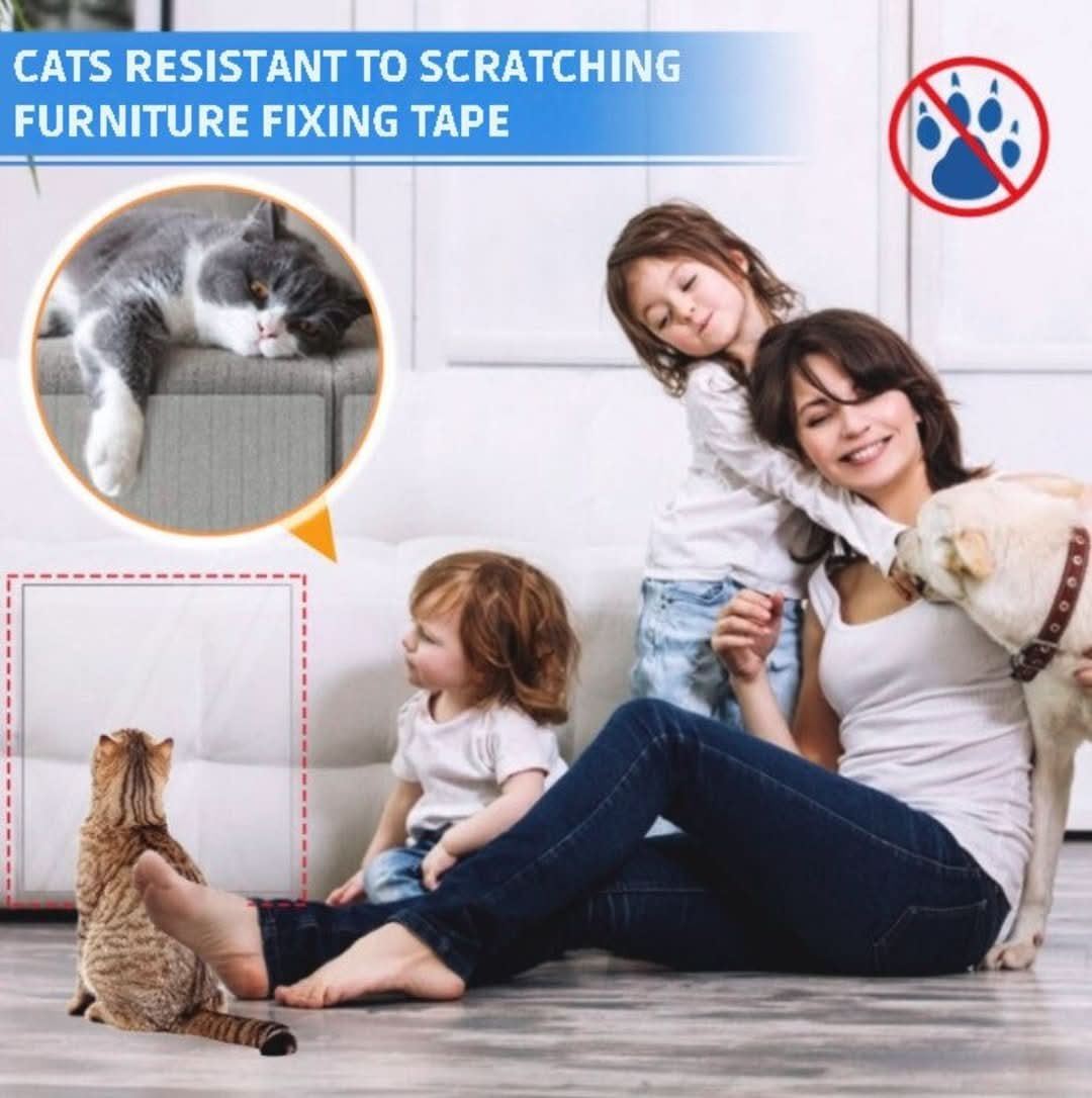 Cinta de protección de muebles resistentes a los gatos (2 hojas y 10 uñas)-Protection Tape-VyFlair