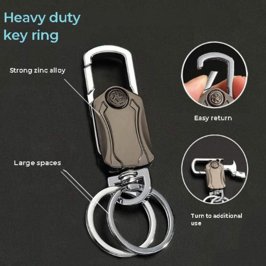 Anillo de llave multifuncional cuatro en uno-Key Ring-VyFlair