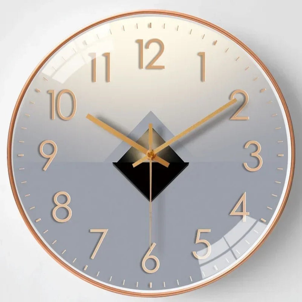 ClarityTime Reloj de Pared Digital Minimalista Silencioso - VyFlair