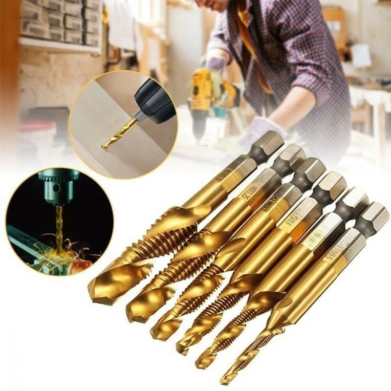 Conjunto de hilos métricos | 6 piezas-Tap Drill Bits-VyFlair