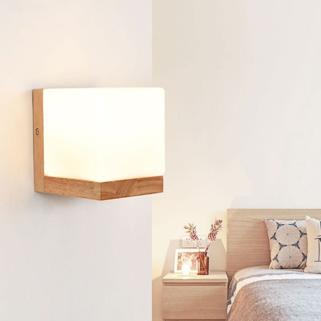 ECOSHINE - Lámpara de pared moderna hecha de madera-Wall light-VyFlair