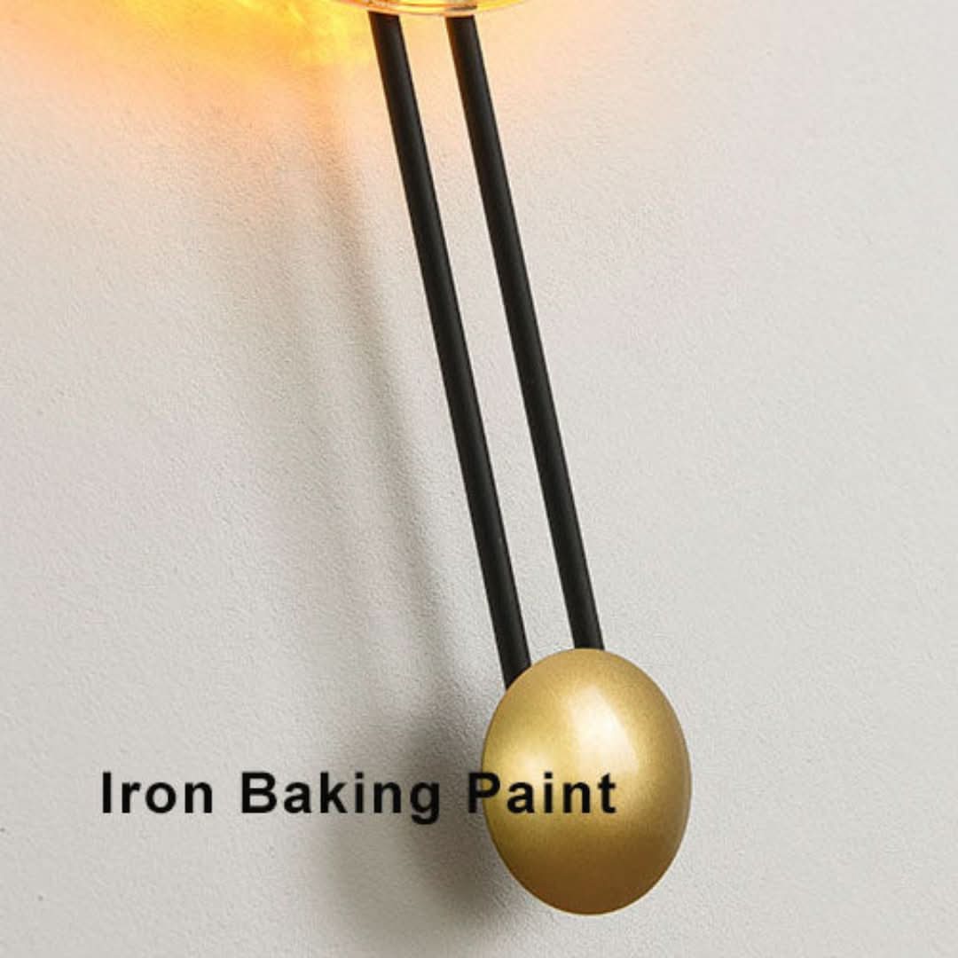 Luxlight - Moderna luz de pared LED de 1 círculo con brazo-Wall light-VyFlair