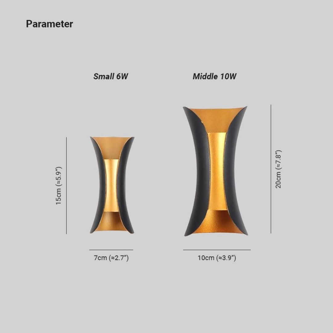 Lámpara de pared LED de diseño moderno de Orr-Wall light-VyFlair