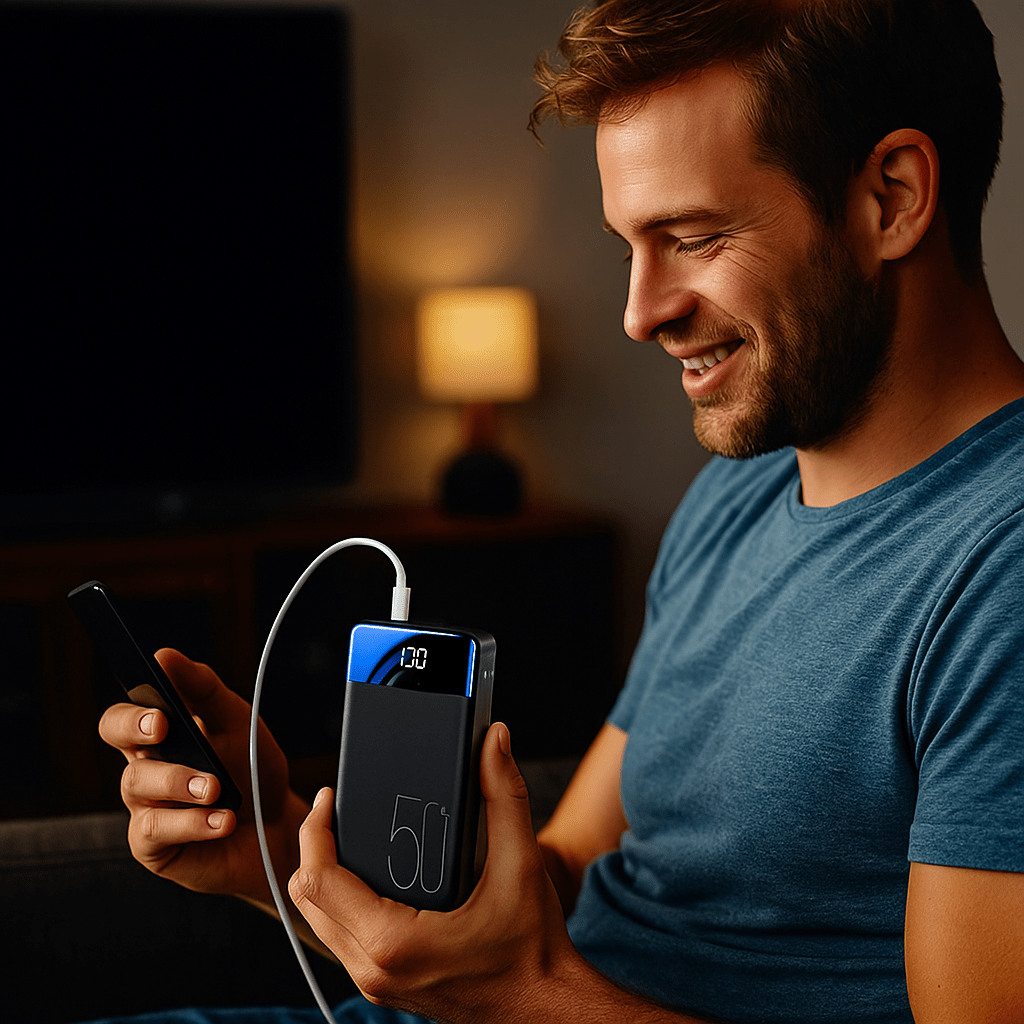 Vyflair | Batería Externa 50000mAh Carga Rápida Portátil