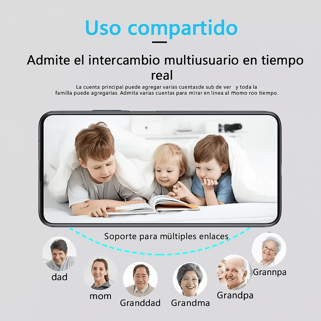 Mini Cámara WiFi 5G HD 1080p Seguridad Discreta - VyFlair