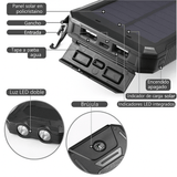 Batería Solar 500000mAh Impermeable Portátil