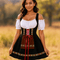 Ropa de Halloween Bavaroise - Talla Grande - Mangas Abullonadas - Mini - VyFlair