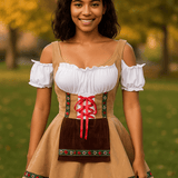Ropa de Halloween Bavaroise - Talla Grande - Mangas Abullonadas - Mini - VyFlair