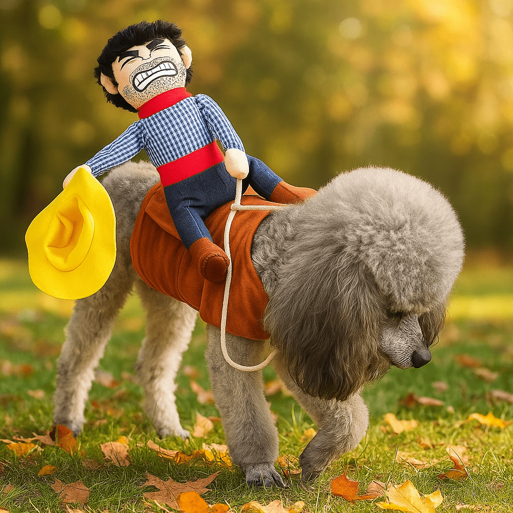 Disfraz de Perro Vaquero - Cómodo - Silla Suave - Halloween - VyFlair