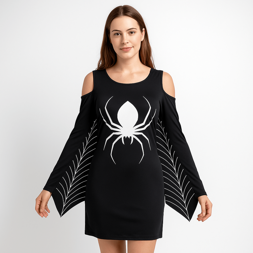 Ropa Mini Gótica Erica - Disfraz Halloween Audaz - Estilo Único - VyFlair