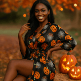 Disfraz de Halloween Cecilia - Estampado de Calabaza - Divertido y Único - VyFlair