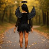 Disfraz Mini Bruna - Ángel Caído - Alas - Elegancia y Misterio - VyFlair