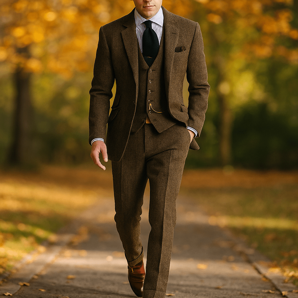 Traje Retro Vintage Hombre 3 Piezas - VyFlair