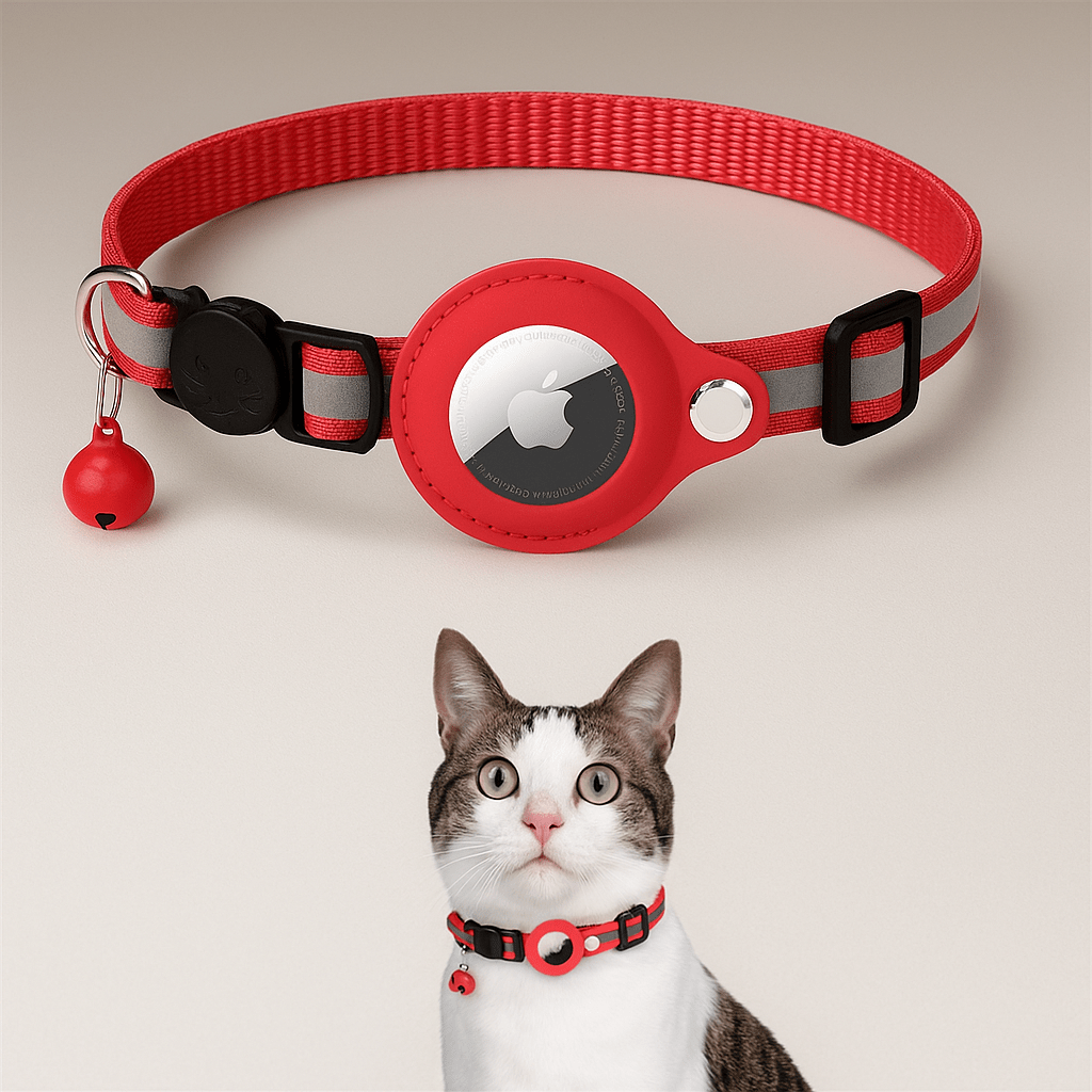 Collar GPS Reflectante con Cierre para Gatos - VyFlair
