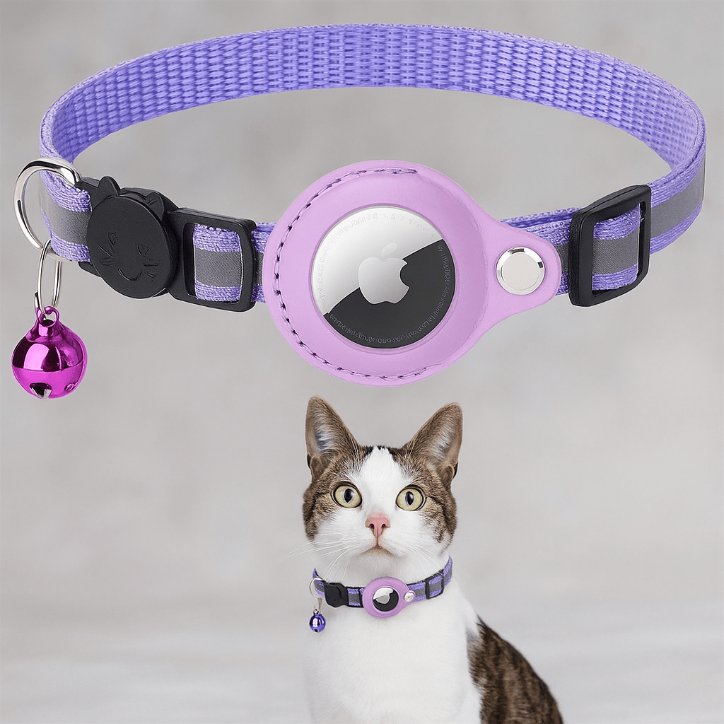 Collar GPS Reflectante con Cierre para Gatos - VyFlair