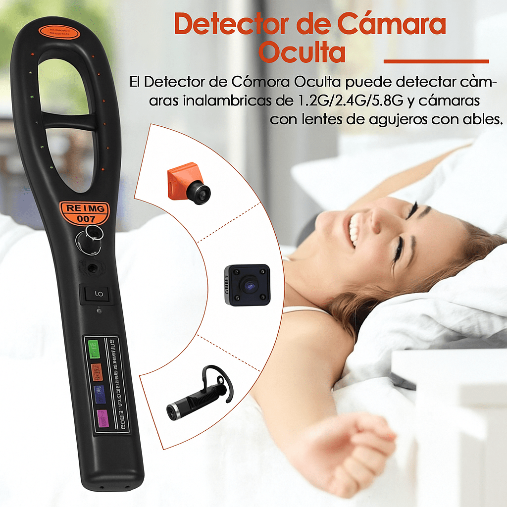 Detector Antiespía GPS Tracker Versión 2025 Portátil - VyFlair