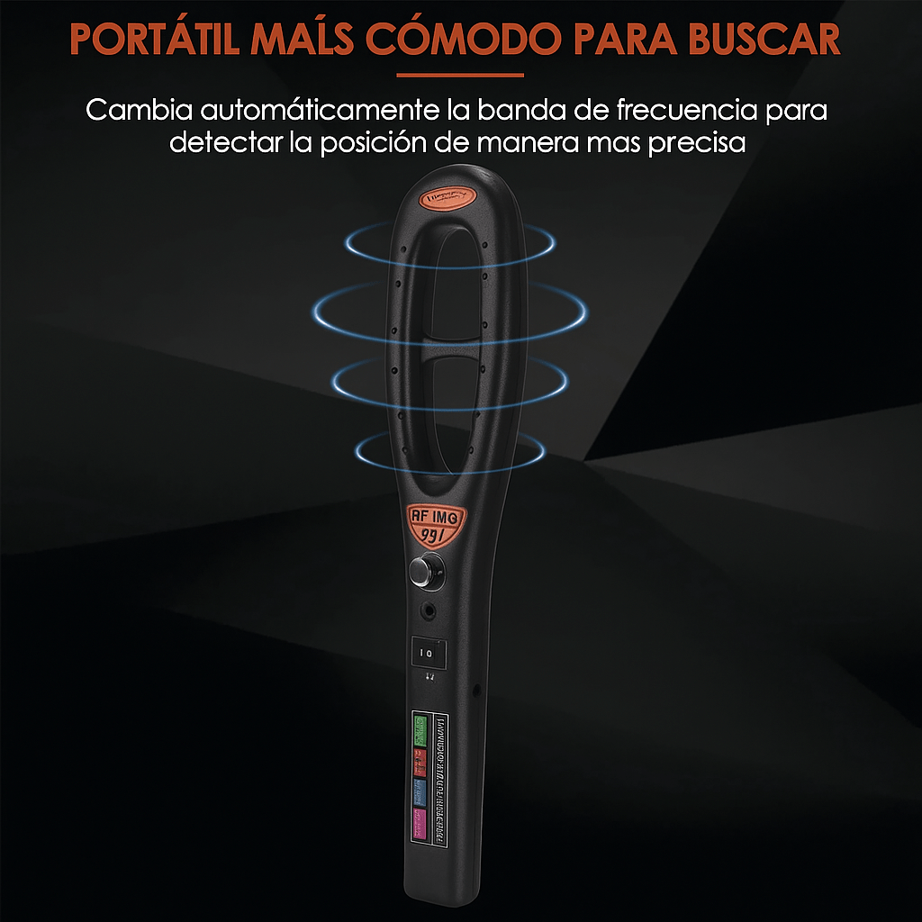 Detector Antiespía GPS Tracker Versión 2025 Portátil - VyFlair