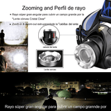 Linterna Frontal LED Recargable Resistente al Agua - VyFlair