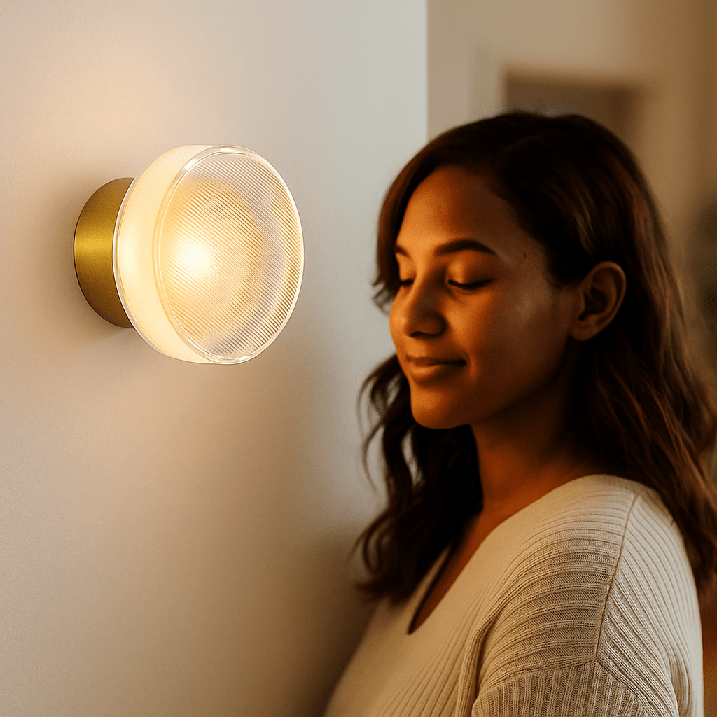 Lámpara LED de Pared Circular Moderna - VyFlair