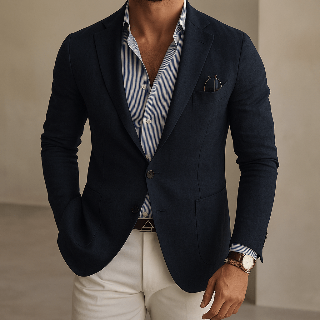 Blazer Casual Elegante para Hombre - VyFlair