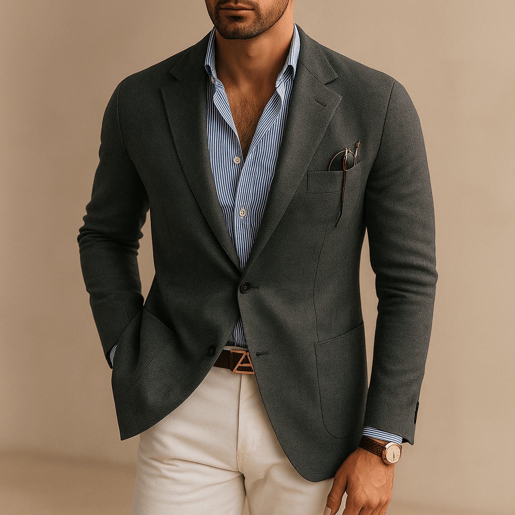 Blazer Casual Elegante para Hombre - VyFlair