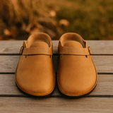 Zuecos Clásicos de Cuero con Hebilla Ajustable - VyFlair
