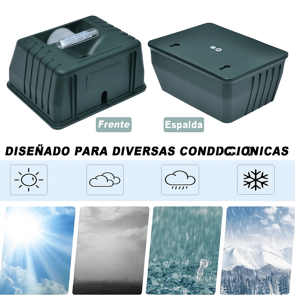 Repelente Ultrasónico de Picos Exterior Solar - VyFlair