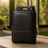 Mochila de Cuero con Puerto USB 15.6" - VyFlair