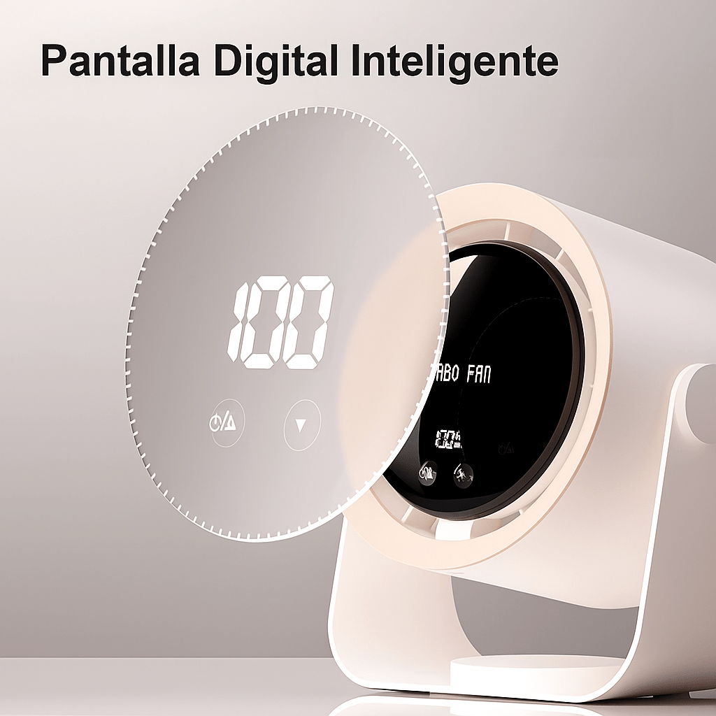 Ventilador Turbo Sin Aspas LED Silencioso - VyFlair