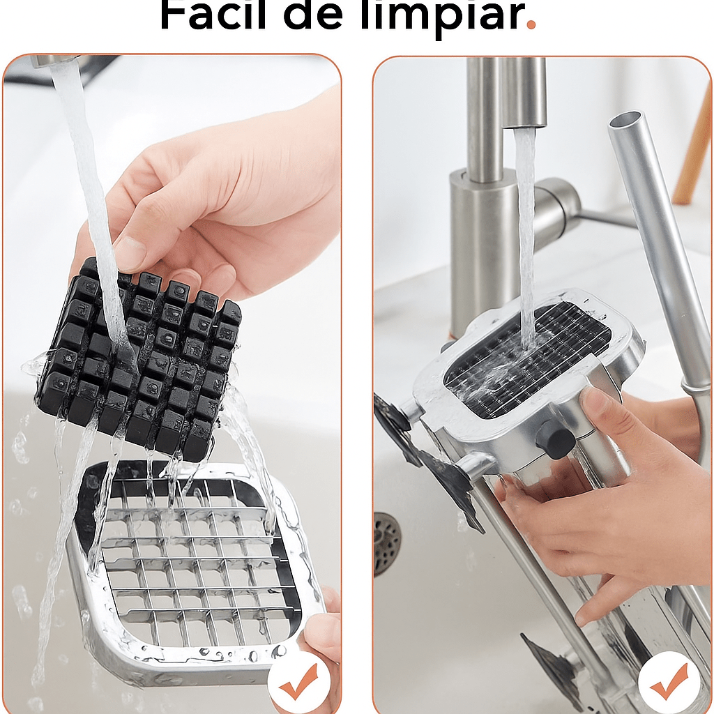 Cortador de Papas Premium de Acero Inoxidable - VyFlair