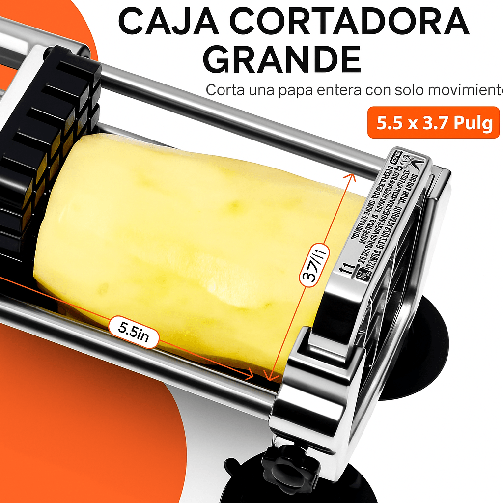 Cortador de Papas Premium de Acero Inoxidable - VyFlair